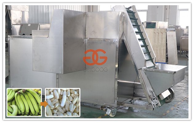 Green Plantain Banana Peeling Machine for Vietnam Customer