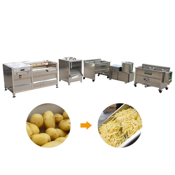A Complete Line for Fried Potato Chips, High Automatic Degree
